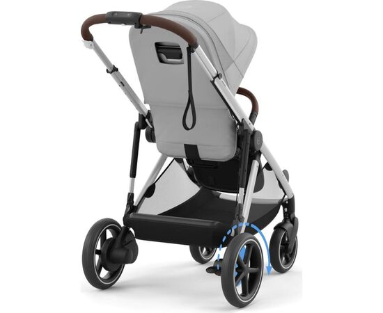 Коляска Cybex eGazelle S SLV Stone Grey (524000523), изображение 4 Коляска Cybex eGazelle S SLV Stone Grey (524000523), изображение 4