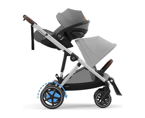 Коляска Cybex eGazelle S SLV Stone Grey (524000523), изображение 7 Коляска Cybex eGazelle S SLV Stone Grey (524000523), изображение 7