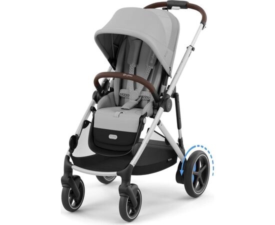 Коляска Cybex eGazelle S SLV Stone Grey (524000523)