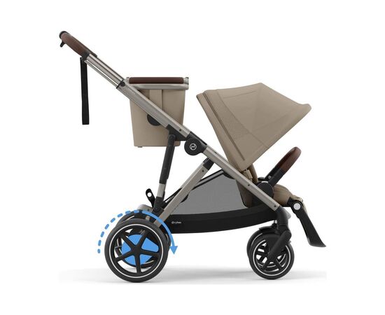 Коляска Cybex eGazelle S TPE Almond Beige (524000547), изображение 3 Коляска Cybex eGazelle S TPE Almond Beige (524000547), изображение 3