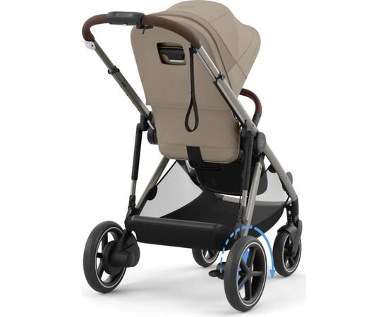 Коляска Cybex eGazelle S TPE Almond Beige (524000547), изображение 4 Коляска Cybex eGazelle S TPE Almond Beige (524000547), изображение 4
