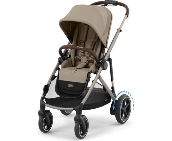 Коляска Cybex eGazelle S TPE Almond Beige (524000547)