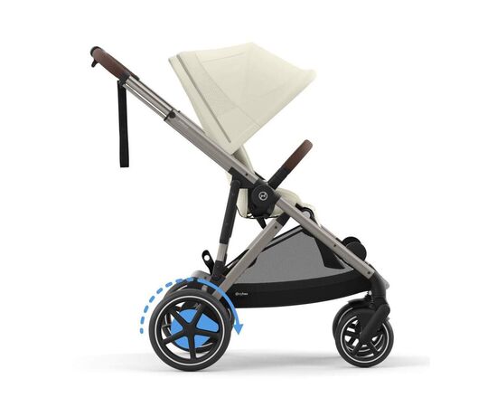 Коляска Cybex eGazelle S TPE Seashell Beige (524000541), изображение 2 Коляска Cybex eGazelle S TPE Seashell Beige (524000541), изображение 2