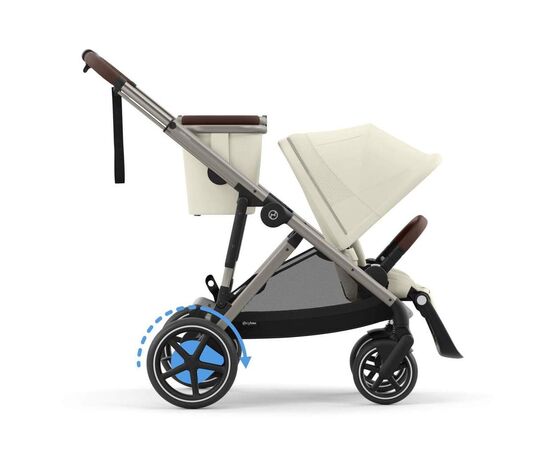 Коляска Cybex eGazelle S TPE Seashell Beige (524000541), изображение 3 Коляска Cybex eGazelle S TPE Seashell Beige (524000541), изображение 3