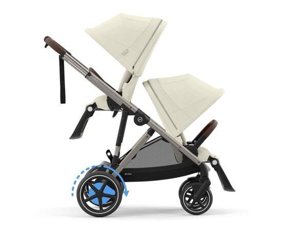 Коляска Cybex eGazelle S TPE Seashell Beige (524000541), изображение 6 Коляска Cybex eGazelle S TPE Seashell Beige (524000541), изображение 6