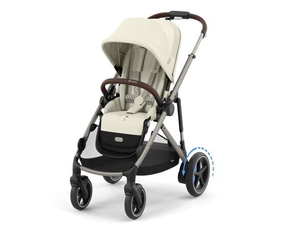 Коляска Cybex eGazelle S TPE Seashell Beige (524000541)