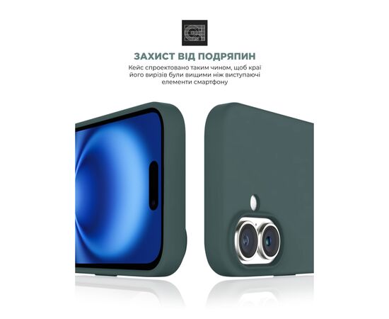 Чехол для мобильного телефона Armorstandart ICON2 MagSafe Apple iPhone 16 Lake Green (ARM81313), изображение 5
