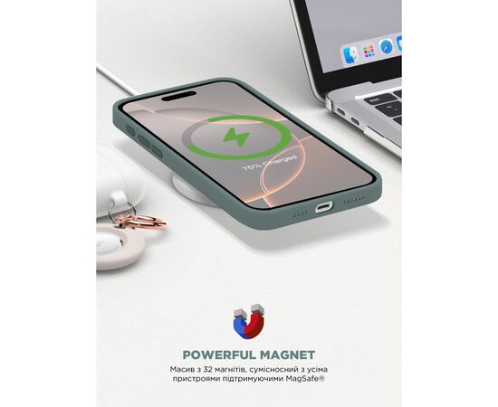 Чехол для мобильного телефона Armorstandart ICON2 MagSafe Apple iPhone 16 Pro Max Lake Green (ARM81323), изображение 9
