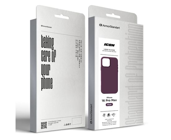 Чохол до мобільного телефона Armorstandart ICON2 MagSafe Apple iPhone 16 Pro Max Plum (ARM81322), зображення 10 Чохол до мобільного телефона Armorstandart ICON2 MagSafe Apple iPhone 16 Pro Max Plum (ARM81322), зображення 10