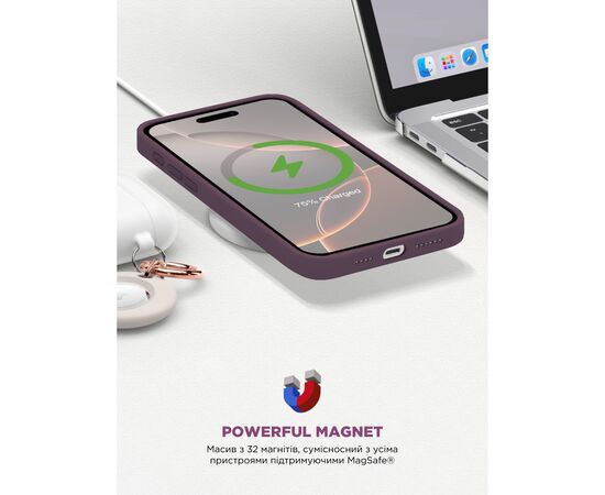 Чохол до мобільного телефона Armorstandart ICON2 MagSafe Apple iPhone 16 Pro Max Plum (ARM81322), зображення 9 Чохол до мобільного телефона Armorstandart ICON2 MagSafe Apple iPhone 16 Pro Max Plum (ARM81322), зображення 9