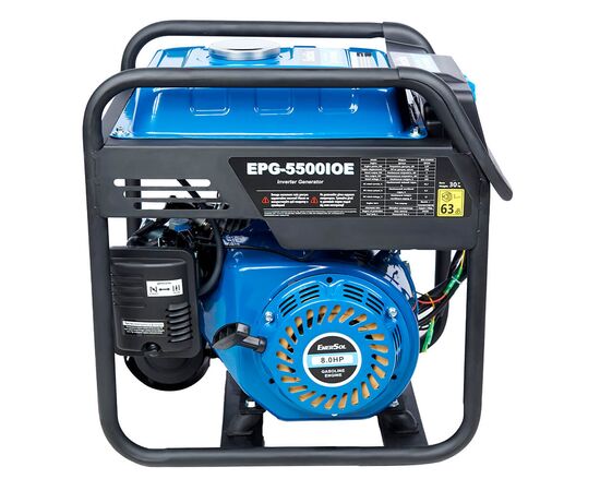 Генератор Enersol інверторний, 5.5kW, двигун. GP236, ручний старт (EPG-5500IO), зображення 6 Генератор Enersol інверторний, 5.5kW, двигун. GP236, ручний старт (EPG-5500IO), зображення 6