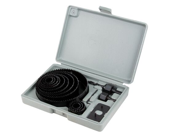 Коронка Sigma по дереву набірна Ø19, 22, 29, 32, 38, 44, 51, 64, 76, 89, 102, 127 мм (1520161), зображення 2 Коронка Sigma по дереву набірна Ø19, 22, 29, 32, 38, 44, 51, 64, 76, 89, 102, 127 мм (1520161), зображення 2