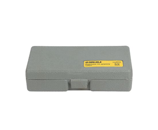 Коронка Sigma по дереву набірна Ø19, 22, 29, 32, 38, 44, 51, 65 мм (кейс) (1520111), зображення 6 Коронка Sigma по дереву набірна Ø19, 22, 29, 32, 38, 44, 51, 65 мм (кейс) (1520111), зображення 6