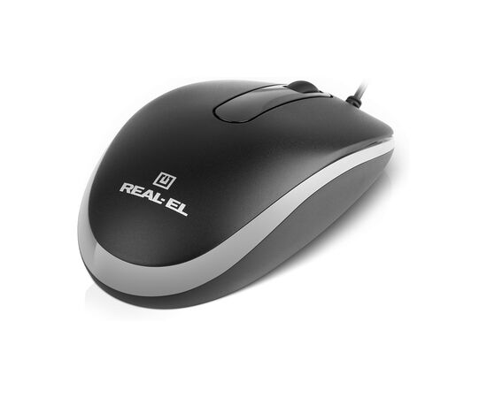 Мишка REAL-EL RM-215 USB Black/Gray (EL123200037), зображення 6 Мишка REAL-EL RM-215 USB Black/Gray (EL123200037), зображення 6
