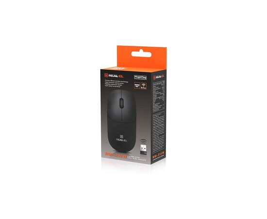 Мышка REAL-EL RM-311W Wireless Black (EL123200041), изображение 10 Мышка REAL-EL RM-311W Wireless Black (EL123200041), изображение 10