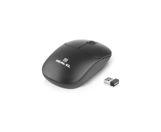Мышка REAL-EL RM-311W Wireless Black (EL123200041), изображение 3 Мышка REAL-EL RM-311W Wireless Black (EL123200041), изображение 3