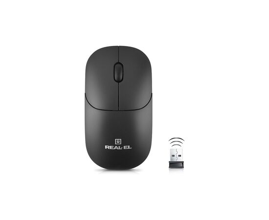 Мышка REAL-EL RM-311W Wireless Black (EL123200041)