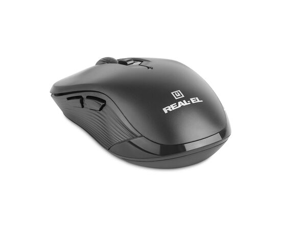 Мишка REAL-EL RM-331W Wireless Black (EL123200044), зображення 3 Мишка REAL-EL RM-331W Wireless Black (EL123200044), зображення 3