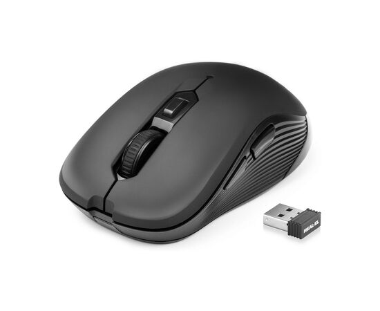 Мышка REAL-EL RM-331W Wireless Black (EL123200044)