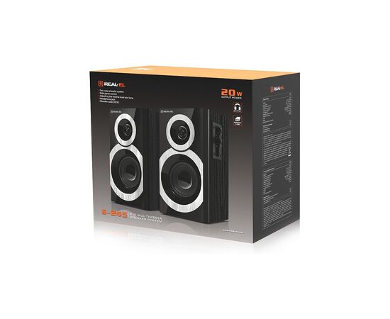 Акустическая система REAL-EL S-245 Black (EL121200015), изображение 10 Акустическая система REAL-EL S-245 Black (EL121200015), изображение 10