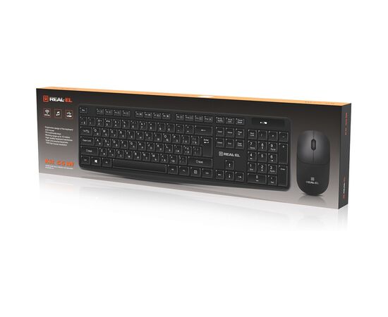 Комплект REAL-EL Kit 551W Wireless Black (EL123100048), изображение 12 Комплект REAL-EL Kit 551W Wireless Black (EL123100048), изображение 12