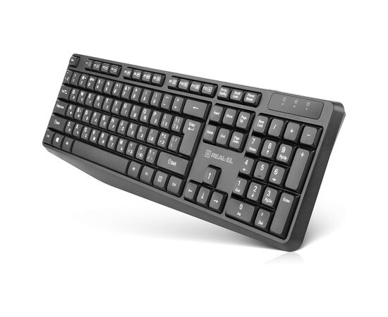Комплект REAL-EL Kit 551W Wireless Black (EL123100048), изображение 5 Комплект REAL-EL Kit 551W Wireless Black (EL123100048), изображение 5