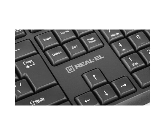 Комплект REAL-EL Kit 551W Wireless Black (EL123100048), изображение 9 Комплект REAL-EL Kit 551W Wireless Black (EL123100048), изображение 9
