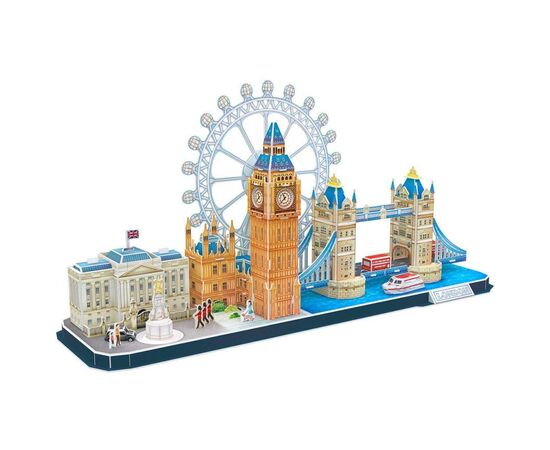 Пазл Cubic Fun Тривимірний пазл CityLine London (MC253h), зображення 5 Пазл Cubic Fun Тривимірний пазл CityLine London (MC253h), зображення 5