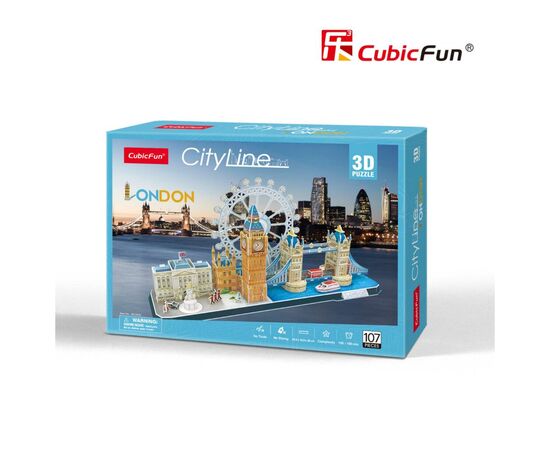 Пазл Cubic Fun Трехмерный пазл CityLine London (MC253h)