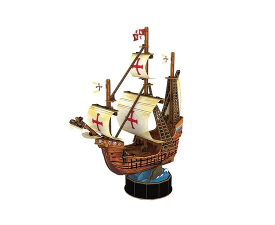 Пазл Cubic Fun Трехмерная головоломка-конструктор Санта Мария (T4031h), изображение 3 Пазл Cubic Fun Трехмерная головоломка-конструктор Санта Мария (T4031h), изображение 3