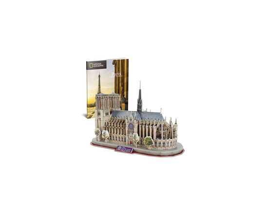 Пазл Cubic Fun Тривимірний пазл National geographic Нотр-Дам-де-Парі (DS0986h), зображення 6 Пазл Cubic Fun Тривимірний пазл National geographic Нотр-Дам-де-Парі (DS0986h), зображення 6