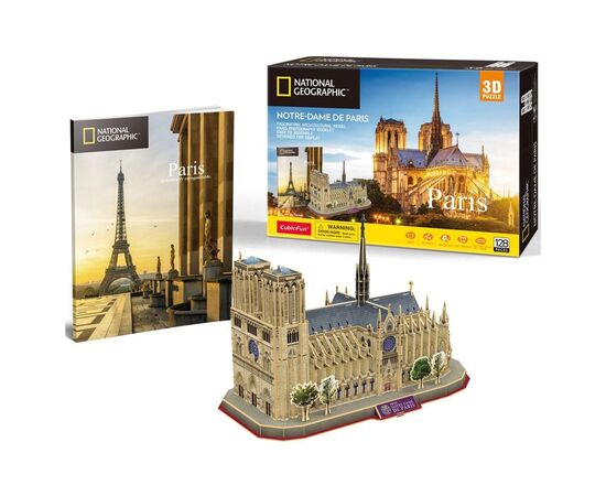 Пазл Cubic Fun Трехмерный пазл National geographic Нотр-Дам-де-Пари (DS0986h)