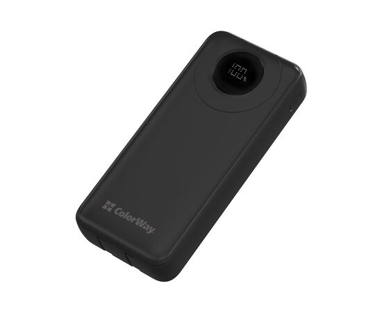 Батарея универсальная ColorWay 20 000 mAh EnergyPlus PD/18W, QC3.0/22.5W, Black (CW-PB200LPB4BK-PDD), изображение 3 Батарея универсальная ColorWay 20 000 mAh EnergyPlus PD/18W, QC3.0/22.5W, Black (CW-PB200LPB4BK-PDD), изображение 3