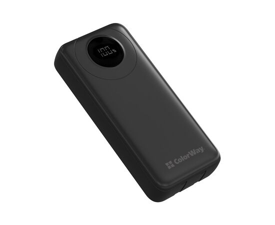 Батарея универсальная ColorWay 20 000 mAh EnergyPlus PD/18W, QC3.0/22.5W, Black (CW-PB200LPB4BK-PDD), изображение 4 Батарея универсальная ColorWay 20 000 mAh EnergyPlus PD/18W, QC3.0/22.5W, Black (CW-PB200LPB4BK-PDD), изображение 4
