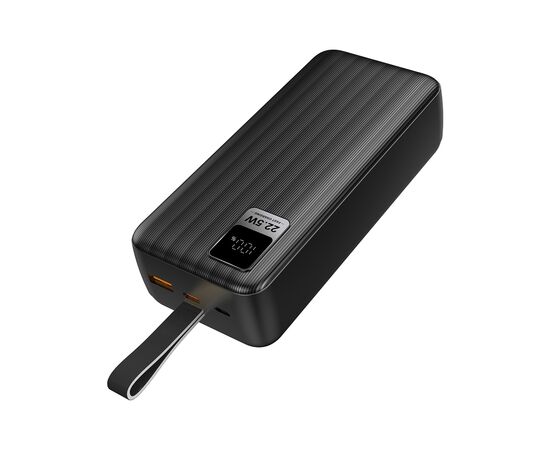 Батарея универсальная ColorWay 30 000 mAh PD/18W, QC3.0/22.5, Digital Display, Black (CW-PB300LPC5BK-PDD), изображение 3 Батарея универсальная ColorWay 30 000 mAh PD/18W, QC3.0/22.5, Digital Display, Black (CW-PB300LPC5BK-PDD), изображение 3