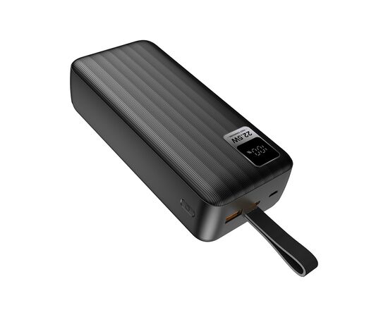Батарея универсальная ColorWay 30 000 mAh PD/18W, QC3.0/22.5, Digital Display, Black (CW-PB300LPC5BK-PDD), изображение 5 Батарея универсальная ColorWay 30 000 mAh PD/18W, QC3.0/22.5, Digital Display, Black (CW-PB300LPC5BK-PDD), изображение 5