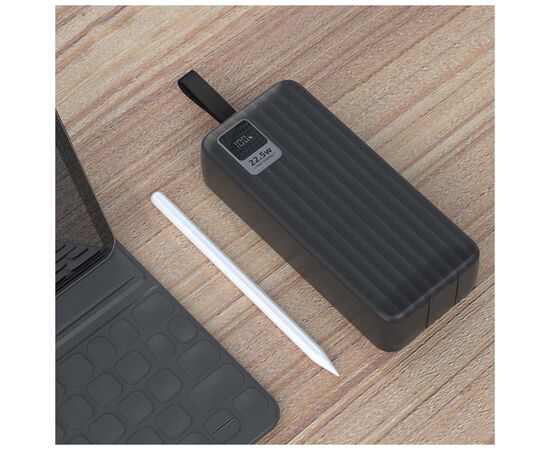 Батарея универсальная ColorWay 30 000 mAh PD/18W, QC3.0/22.5, Digital Display, Black (CW-PB300LPC5BK-PDD), изображение 7 Батарея универсальная ColorWay 30 000 mAh PD/18W, QC3.0/22.5, Digital Display, Black (CW-PB300LPC5BK-PDD), изображение 7