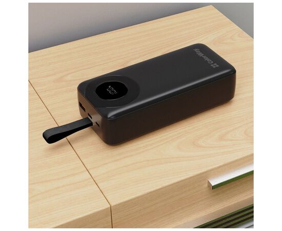Батарея универсальная ColorWay 30 000 mAh EnergyPlus PD/18W, QC3.0/22.5W, Black (CW-PB300LPB4BK-PDD), изображение 8 Батарея универсальная ColorWay 30 000 mAh EnergyPlus PD/18W, QC3.0/22.5W, Black (CW-PB300LPB4BK-PDD), изображение 8