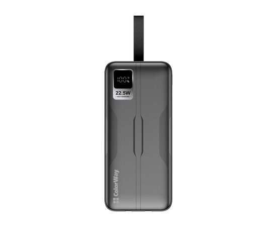 Батарея универсальная ColorWay 50 000 mAh PD/18W, QC3.0/22.5, Digital Display, Black (CW-PB500LPC5BK-PDD), изображение 5 Батарея универсальная ColorWay 50 000 mAh PD/18W, QC3.0/22.5, Digital Display, Black (CW-PB500LPC5BK-PDD), изображение 5