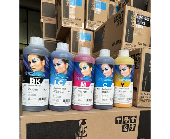 Чернила InkTec Epson Sublimation Piezo 6*1L (DTI01-06SET1L), изображение 2 Чернила InkTec Epson Sublimation Piezo 6*1L (DTI01-06SET1L), изображение 2