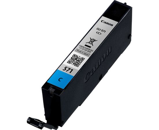 Картридж Canon CLI-571C Cyan (0386C001), изображение 2 Картридж Canon CLI-571C Cyan (0386C001), изображение 2