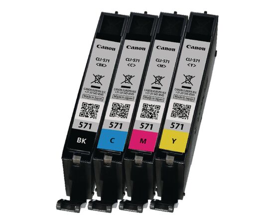 Картридж Canon CLI-571 Multipack BK,C,M,Y 7 ml (0386C005), изображение 2