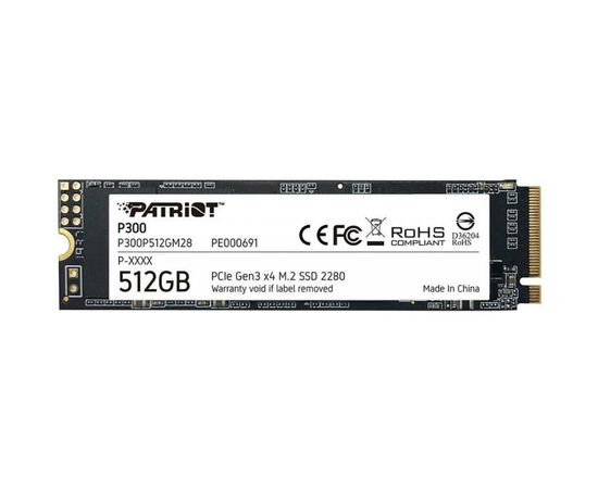 Накопитель SSD M.2 2280 512GB Patriot (P300P512GM28)