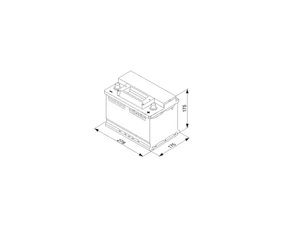 Аккумулятор автомобильный Bosch 70А (0 092 S30 070), изображение 2 Аккумулятор автомобильный Bosch 70А (0 092 S30 070), изображение 2