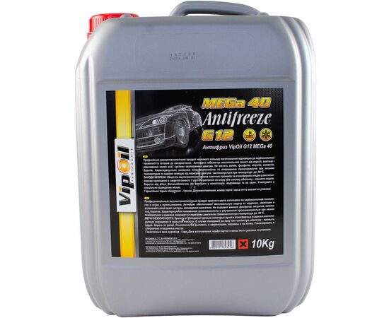 Антифриз VIPOIL G12 MEGA 40 red 10 кг (701432)