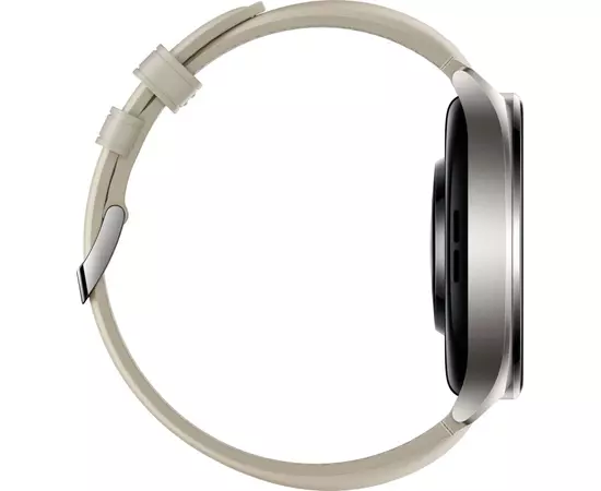 Смарт-часы Xiaomi Watch 2 Titan BHR9306GL Gray Case White Leather Strap (1093970), изображение 4 Смарт-часы Xiaomi Watch 2 Titan BHR9306GL Gray Case White Leather Strap (1093970), изображение 4