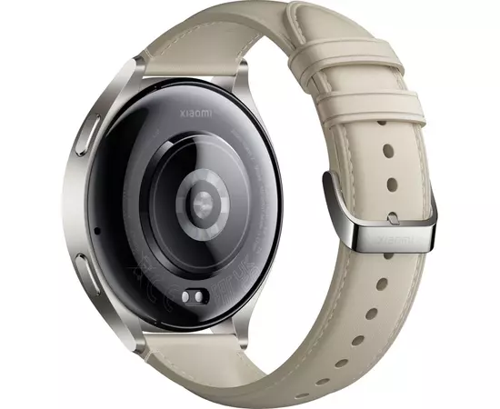 Смарт-часы Xiaomi Watch 2 Titan BHR9306GL Gray Case White Leather Strap (1093970), изображение 6 Смарт-часы Xiaomi Watch 2 Titan BHR9306GL Gray Case White Leather Strap (1093970), изображение 6