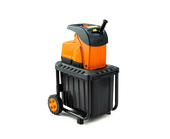 Садовый измельчитель GTM DS2800/45, 220В, 2800Вт, до 45мм, ножи, контейнер 60л (DS2800/45), изображение 2 Садовый измельчитель GTM DS2800/45, 220В, 2800Вт, до 45мм, ножи, контейнер 60л (DS2800/45), изображение 2