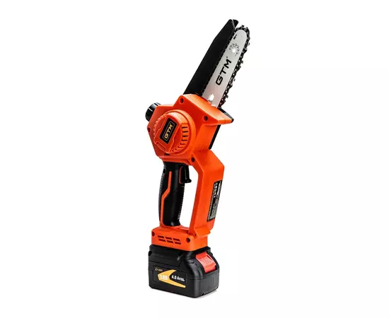 Цепная пила GTM CS18/127BL, 18В, шина 5"/12,7см, 4Ah (CS18/127BL KIT), изображение 2 Цепная пила GTM CS18/127BL, 18В, шина 5"/12,7см, 4Ah (CS18/127BL KIT), изображение 2