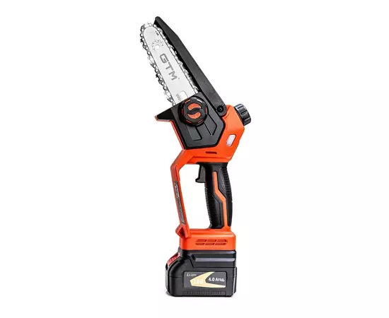 Цепная пила GTM CS18/127BL, 18В, шина 5"/12,7см, 4Ah (CS18/127BL KIT), изображение 3 Цепная пила GTM CS18/127BL, 18В, шина 5"/12,7см, 4Ah (CS18/127BL KIT), изображение 3
